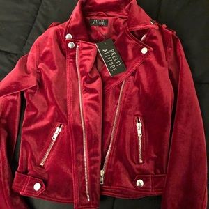 Pretty Attitude velvet jacket